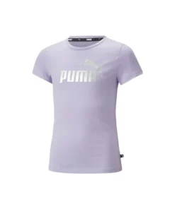 Camiseta Niña Puma Ess logo Lila