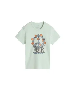 Camiseta Niña Vans Bloom Peace Verde Agua