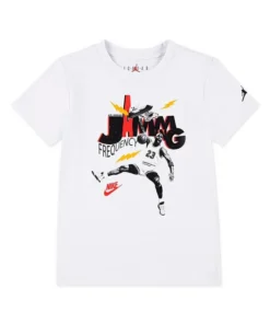 Camiseta Niño/a Jordan Jamming Blanca
