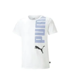 Camiseta Niño Puma Ess Blanco Azul