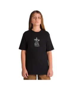 Camiseta Niño Vans Crazy Eddy Negra