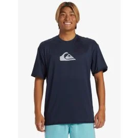 Camiseta de protección solar Quiksilver Surf Everyday UPF 50+ Azul Marino Oscuro