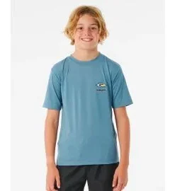 Camiseta técnica Rip Curl Tube Heads Rash Vest Boy Azul (8-16 años)