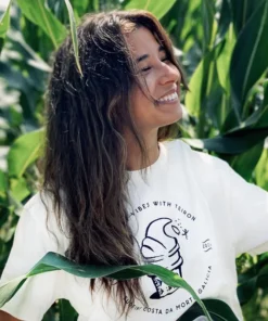 Camiseta Teiron Crop Helado Para Mujer