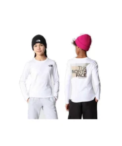 Camiseta The North Face Graphic L/S Tee Para Niños