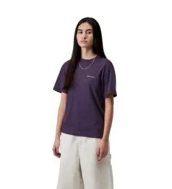 Camiseta Carhartt WIP W’ Script Embroidery SS Lokers-Puddle