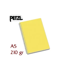 carnet a5 – cuaderno topografía espeleología – petzl