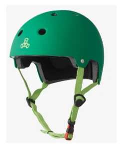 Casco Skate Triple 8 Dual Certified Green Matte