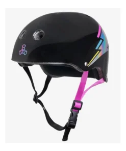 Casco Skate Triple 8 The Certified Black Hologram