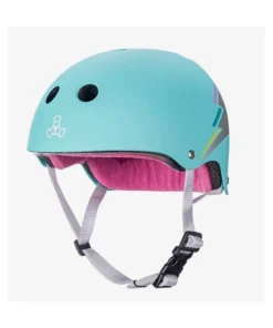 Casco Skate Triple 8 The Certified Teal Hologram