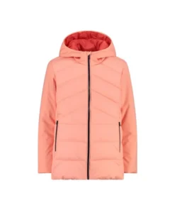 Cazadora Niña CMP Long Fix Hood Coral
