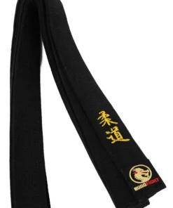 Cinturón de Judo Negro Budofight Bordado Judo