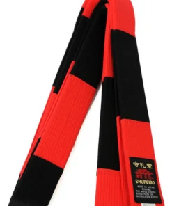 Cinturón de Karate Shureido Rojo/Negro