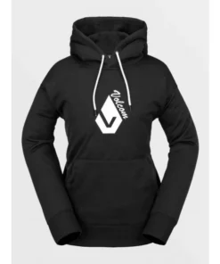 Volcom Core Hydro Hoodie black sudadera técnica de mujer