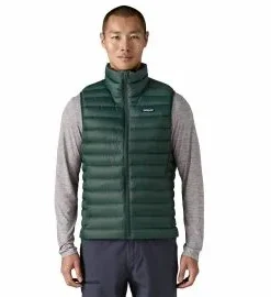 Chaleco acolchado plegable Patagonia M’s Down Sweater Vest Cascade Green