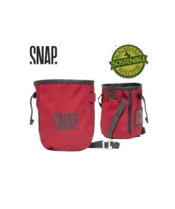 chalk pocket zip (burgundi) – bolsa de magnesio – snap