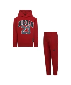 Chandal Niño/a Jordan Fleece Set Rojo