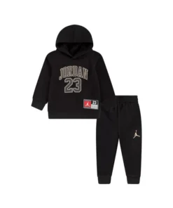 Chandal Niño/a Jordan Hoody Negro Dorado