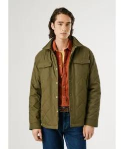 Chaqueta Pepe Jeans Quilted Workshirt Para Hombre