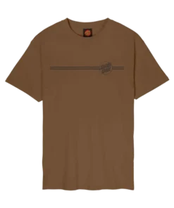 Santa Cruz Tonal Opus Dot Stripe chestnut camiseta