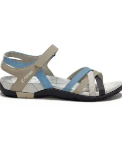 Sandalias Chiruca Malibu 04 Mujer Beige Azul