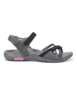 Sandalias Chiruca Valencia 03 Mujer Gris Negro