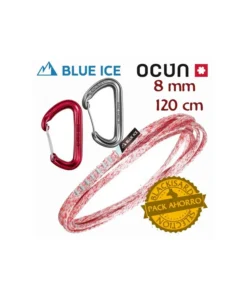 cinta extensible mission-hawk 120 cm – blue ice / ocun