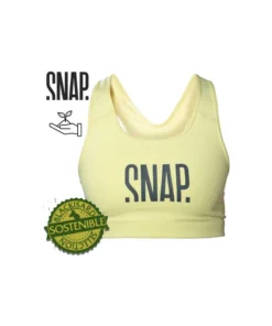 classic bra (yellow) – top escalada mujer – snap