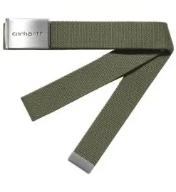 Cinturón Carhartt WIP Clip Belt Chrome Leaf