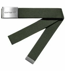 Cinturón Carhartt WIP Clip Belt Chrome Opuntia