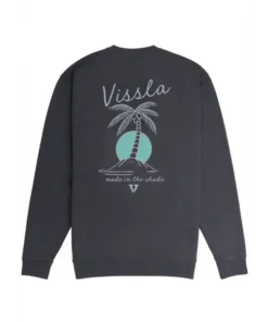 Vissla Coastal Eco crew grey heather sudadera