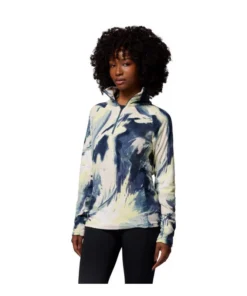 Forro Columbia Glacial IV Print 1/2 Zip Mujer Everblue