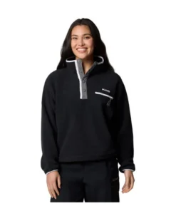 Forro polar Columbia Helvetia II Cropped Mujer Black