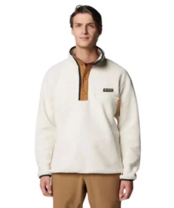 Forro Polar Columbia Helvetia™ II Half Snap Fleece Hombre Chalk