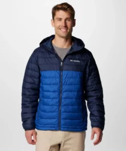 Chaqueta Columbia Powder Lite™ II Hooded Hombre Mountain Blue
