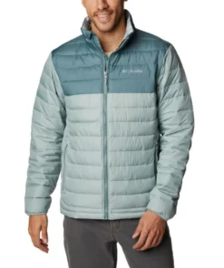 Chaqueta Columbia Powder Lite Jkt Hombre Niagara Metal