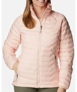 Chaqueta Columbia Powder Lite Mujer Peach Blos