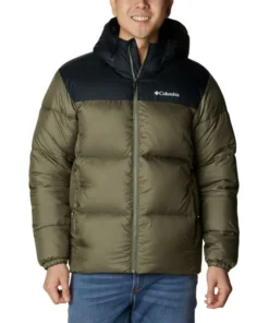 Chaqueta Columbia Puffect II Hooded Hombre Stone Green