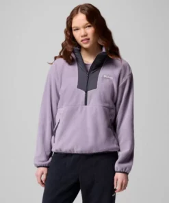Forro Polar Columbia Sequoia Grove Half Zip Mujer Shale Purple