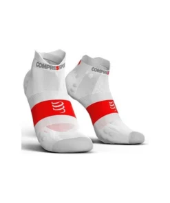 Calcetines Running Compressport Pro Racing Socks V3.0 Ultralight Blanco