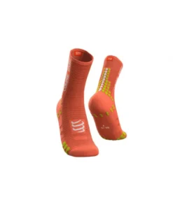 Calcetines Ciclismo Compressport Racing Socks V3.0 Coral