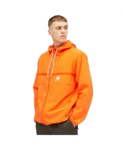 Cortavientos Hombre New Balance Ath Naranja