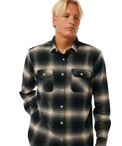 Rip Curl Classic Surf Count Flannel taupe camisa