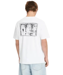 Volcom Crazyball white camiseta