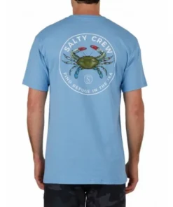 Salty Crew Blue Crabber Premium marine blue camiseta