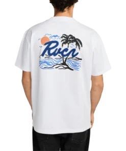Rvca Currents white camiseta