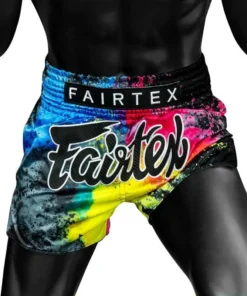 Short Boxeo Tailandés Fairtex BS1938 Black Acid Jazz