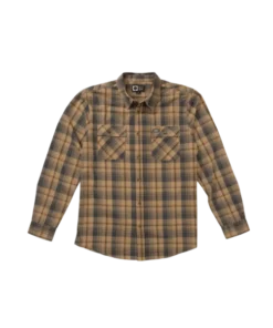 Salty Crew Daybreak Flannel khaki camisa