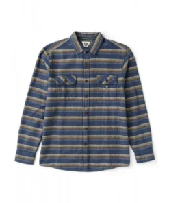 Vissla Descanso Flannel blue haze camisa
