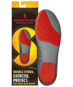 Plantilla sorbothane double strike